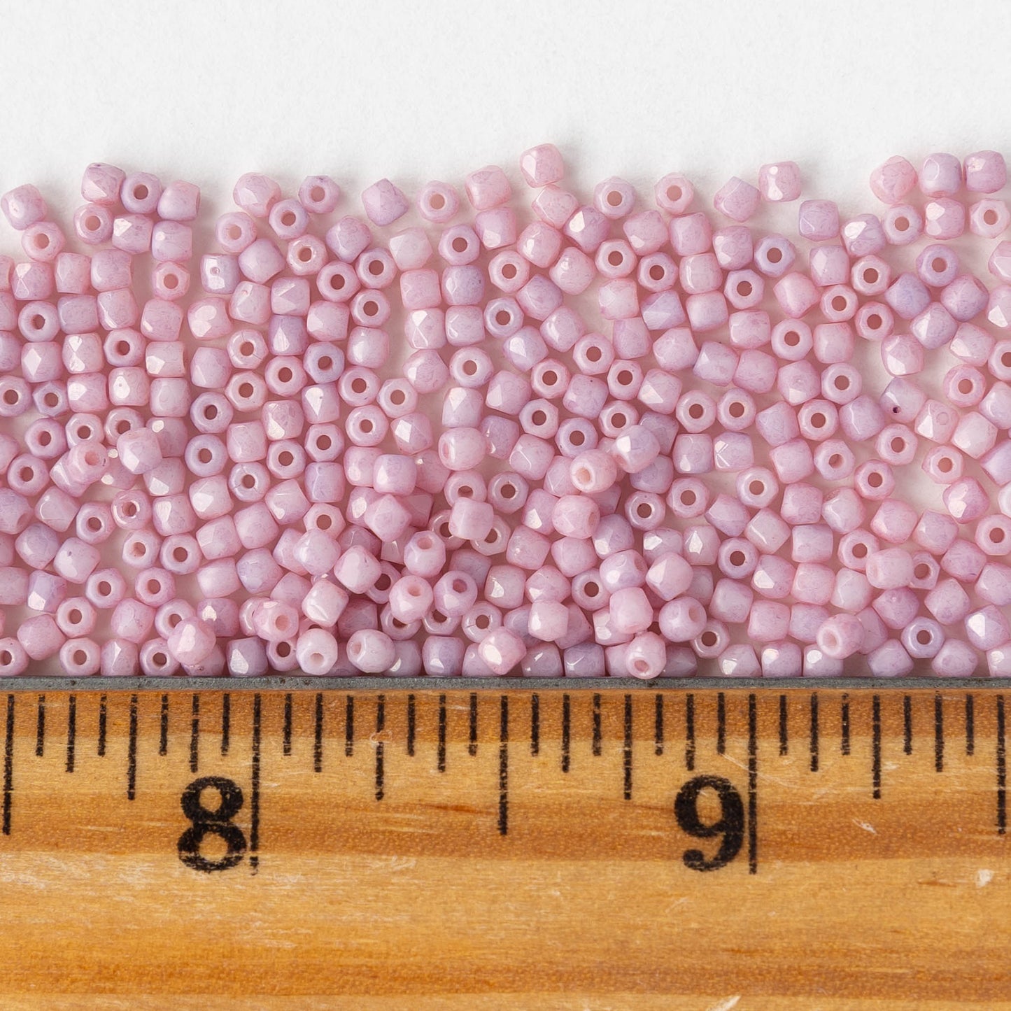 2mm Firepolished Beads - Lila Luster - 50 Beads