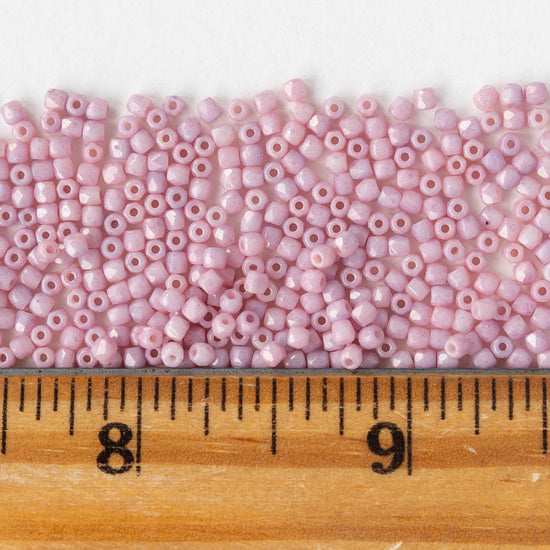 2mm Firepolished Beads - Lila Luster - 50 Beads