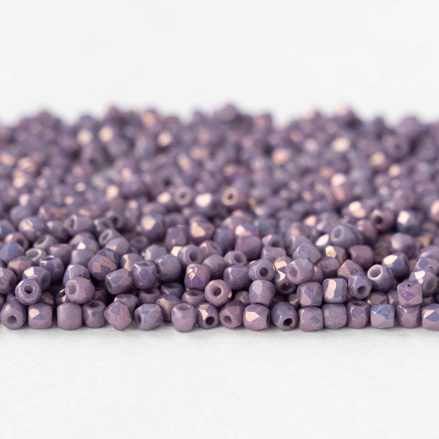 2mm Firepolished Beads - Lila Vega Luster - 50 Beads
