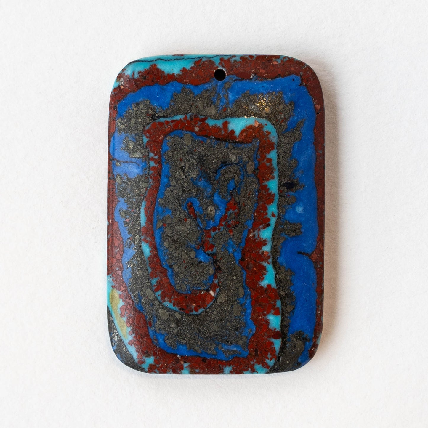 32x47mm Reconstructed Impression Jasper Pendants