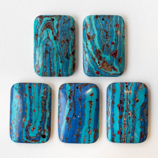 32x47mm Reconstructed Impression Jasper Pendants