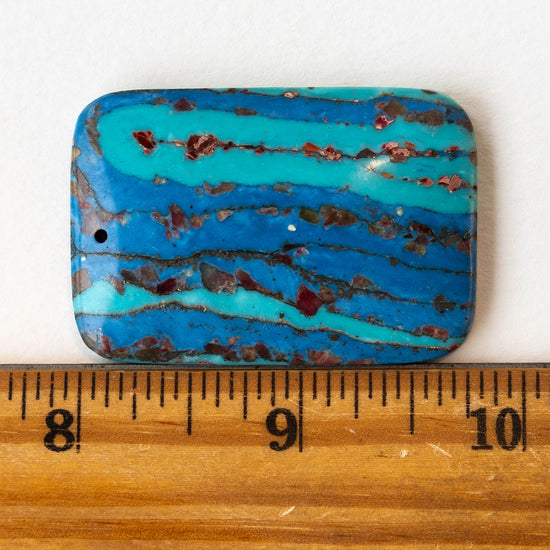 32x47mm Reconstructed Impression Jasper Pendants