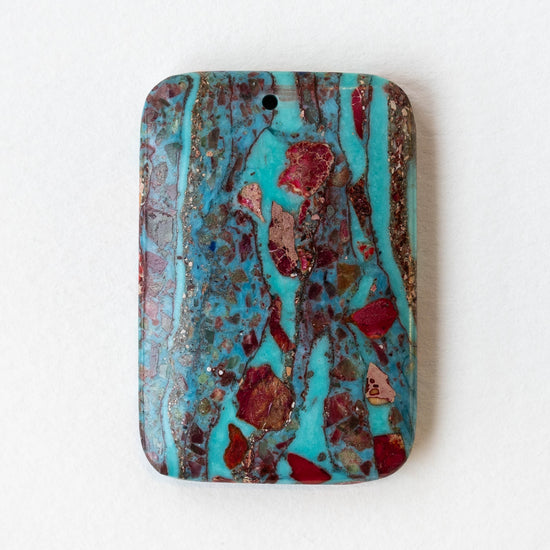 32x47mm Reconstructed Impression Jasper Pendants (Copy)