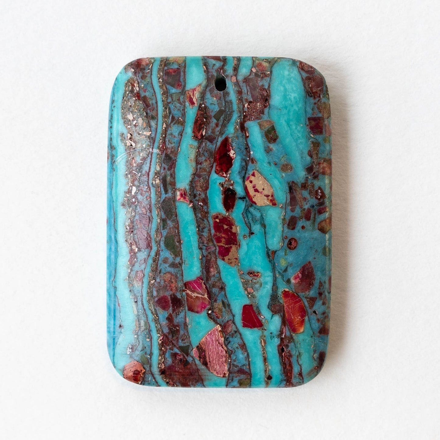 32x47mm Reconstructed Impression Jasper Pendants (Copy)