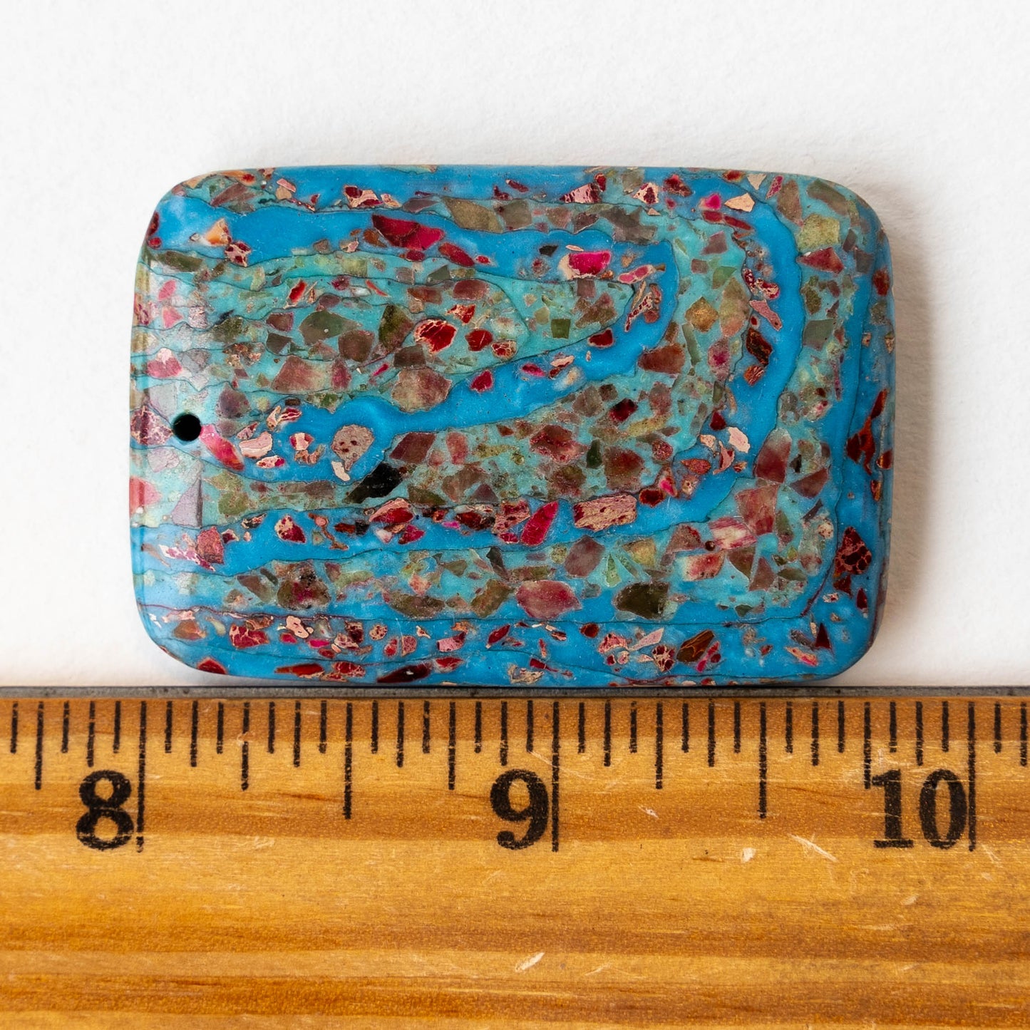 32x47mm Reconstructed Impression Jasper Pendants