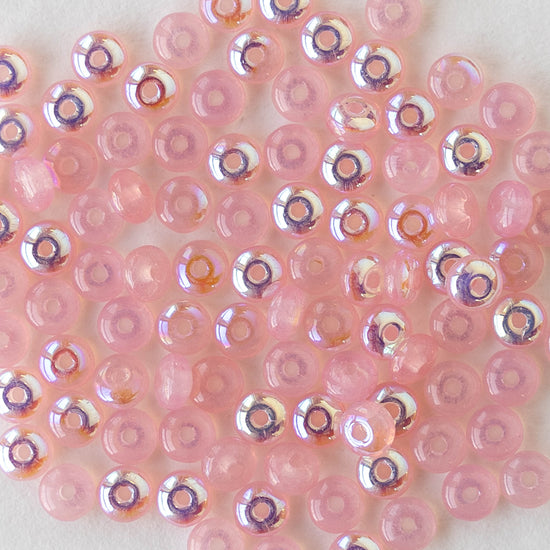 6mm Round Glass Beads - Opaque Hot Pink - 50 Beads – funkyprettybeads