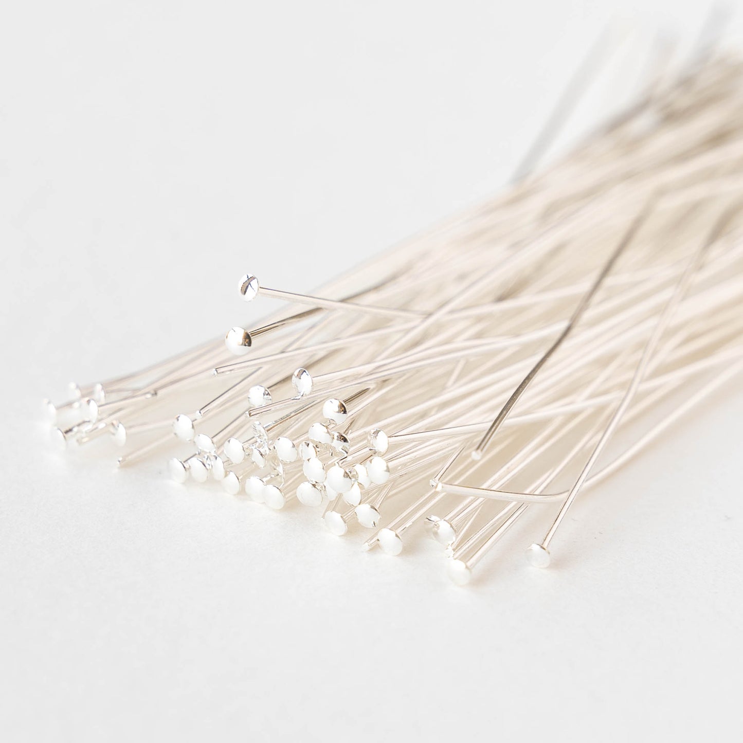 Headpins - 4 inch Silver Color - 25 Headpins