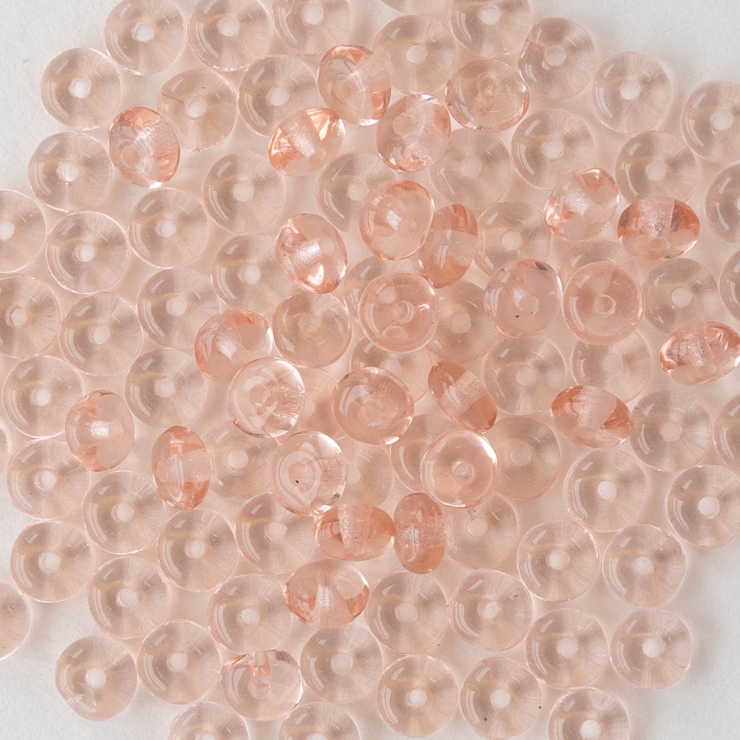 4mm Rondelle Beads - Rosaline - 100 Beads