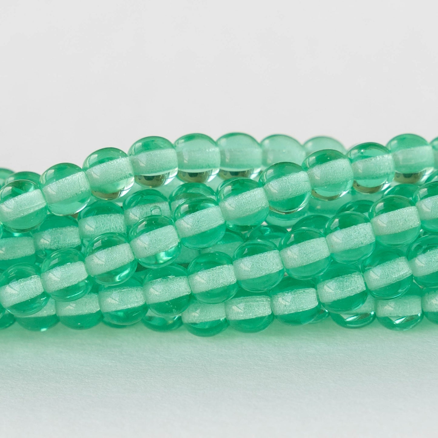 4mm Round Glass Beads 4mm 4mm Druk Czech Glass Beads for Jewelry Making 90  Beads 