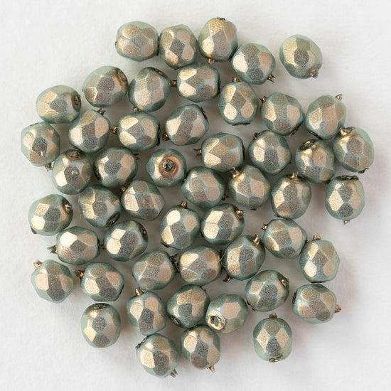 4mm Faceted Round Beads - Halo Ethereal Heavens - 50 beads