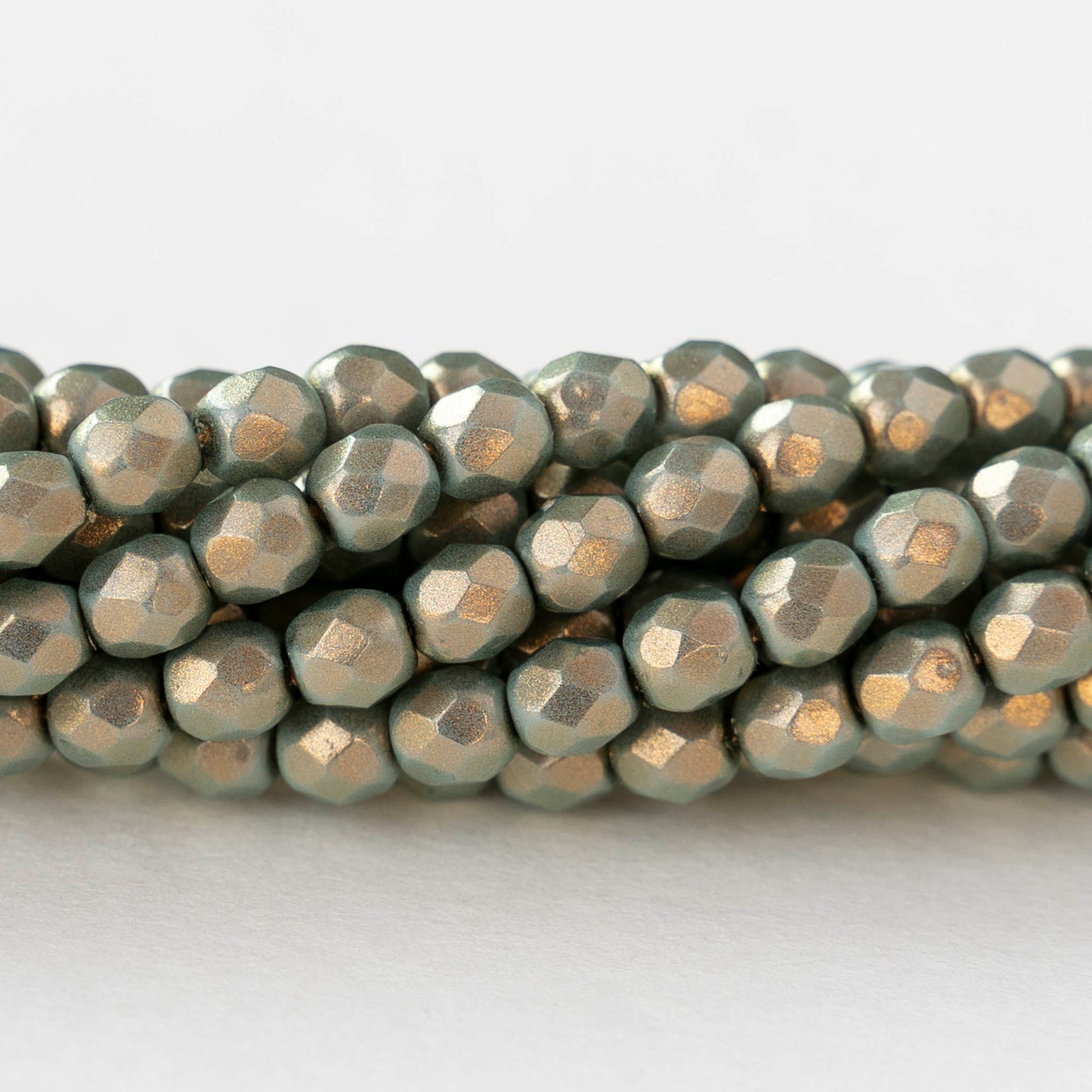 4mm Faceted Round Beads - Halo Ethereal Heavens - 50 beads
