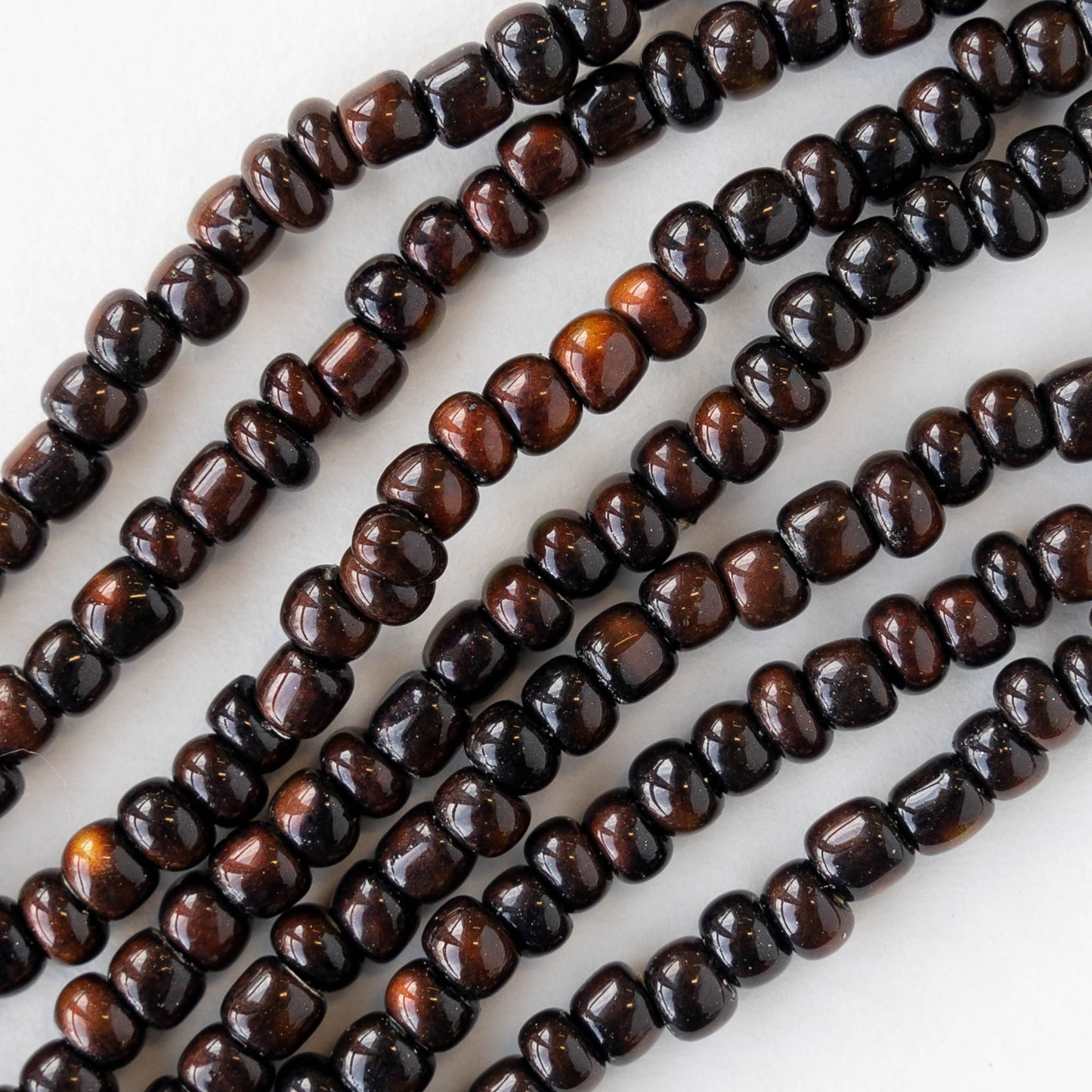 Size 6 Seed Beads - 4mm Color Changing Mood Beads - 6 inch strand