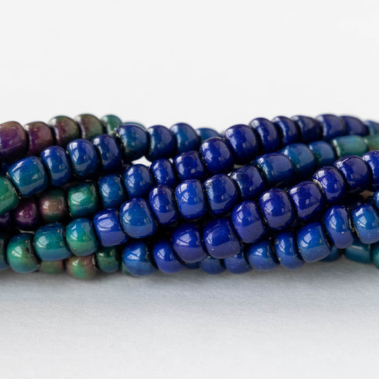 Size 6 Seed Beads - 4mm Color Changing Mood Beads - 6 inch strand