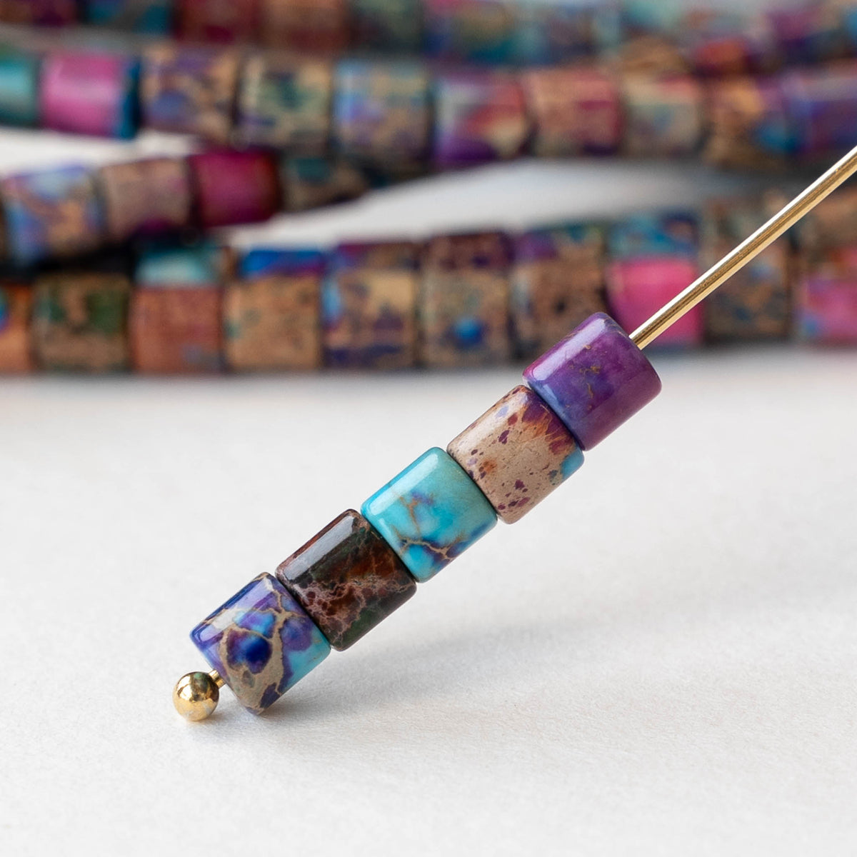 Men's Waterproof PVD Rhodium Plated Lapis Gemstone Rondelle Necklace | Bartlett London Men's Waterproof PVD Rhodium Plated Lapis Gemstone Rondelle Necklace | Bartlett London
