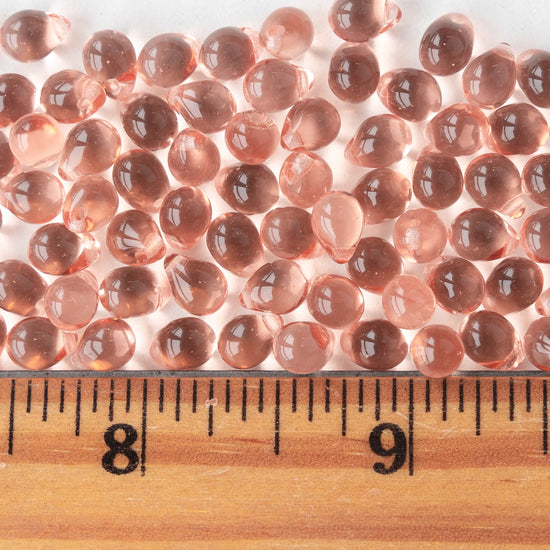 Load image into Gallery viewer, 5x7mm Glass Teardrop Beads - Rosaline - 120 Beads
