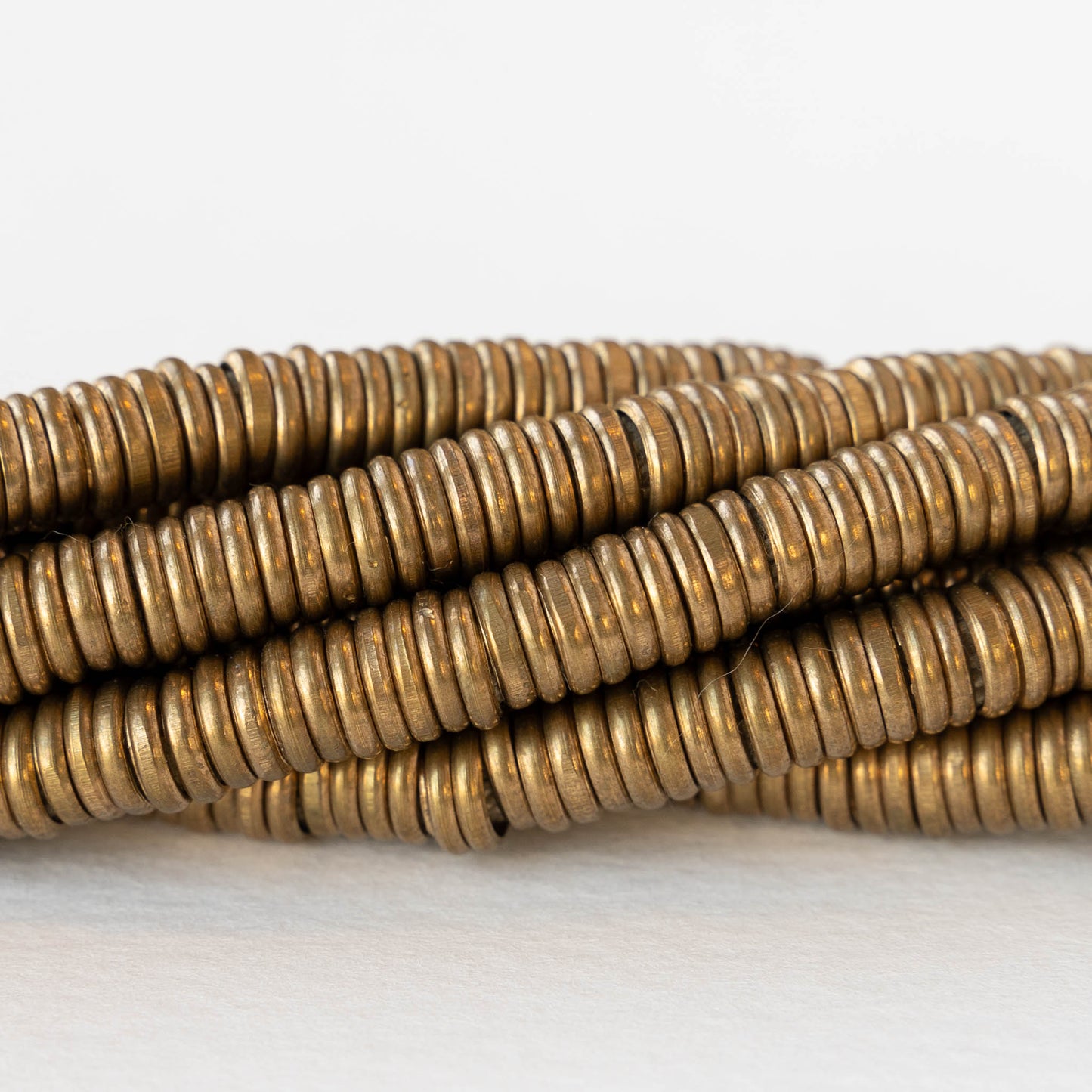 6mm Metal Rings - Antiqued Brass - 50 Beads