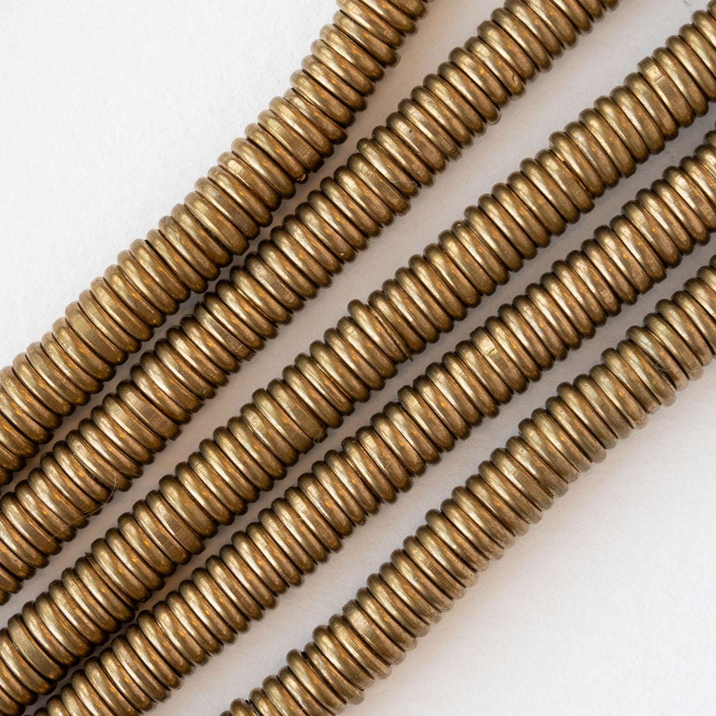 6mm Metal Rings - Antiqued Brass - 50 Beads