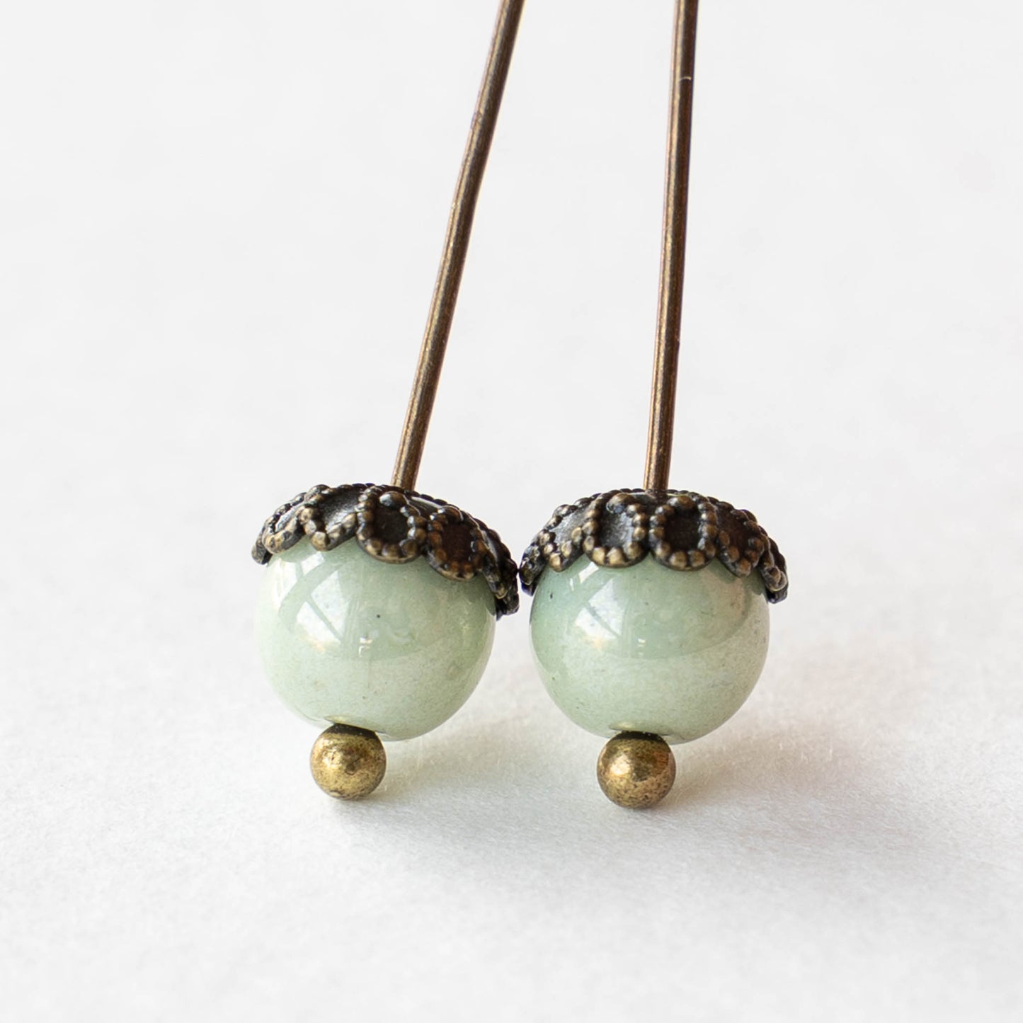 7mm Antiqued Brass Filigree Bead Caps - 20 Pieces