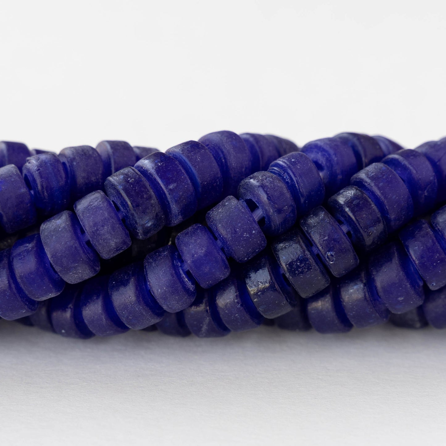 8mm Labang Beads - Cobalt Blue - Whole or Half Strand