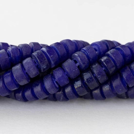 8mm Labang Beads - Cobalt Blue - Whole or Half Strand