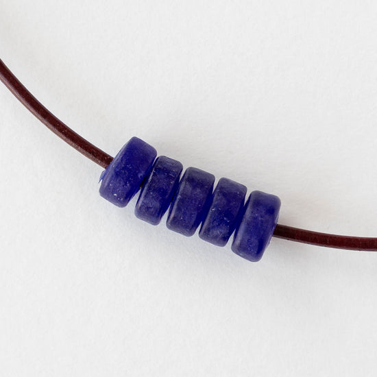 8mm Labang Beads - Cobalt Blue - Whole or Half Strand