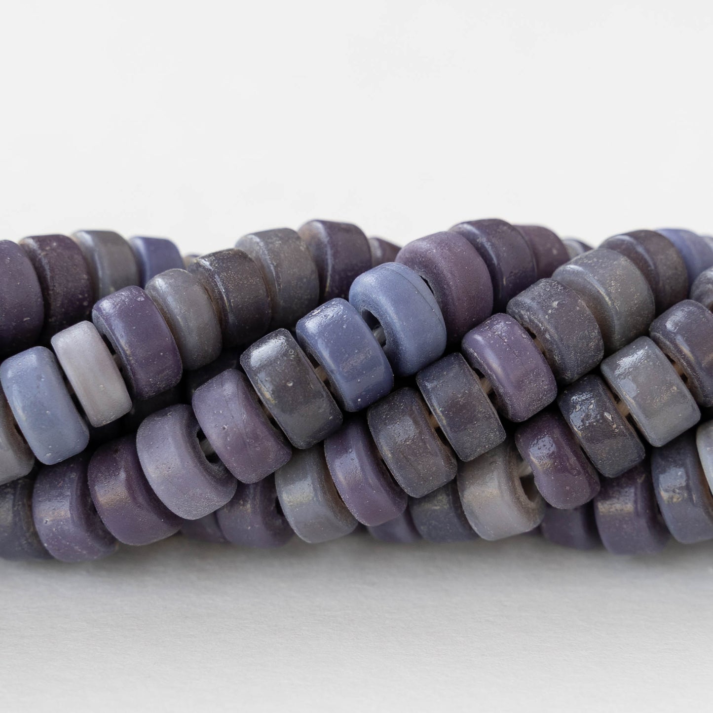 8mm Labang Beads - Purple - Whole or Half Strand