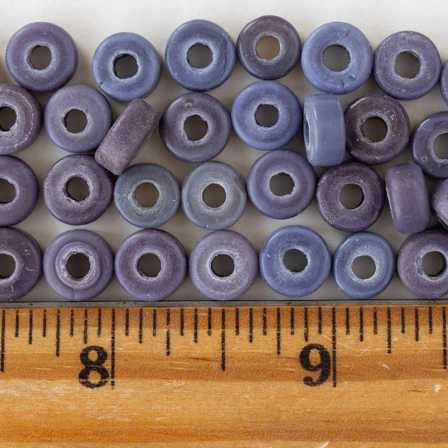 8mm Labang Beads - Purple - Whole or Half Strand