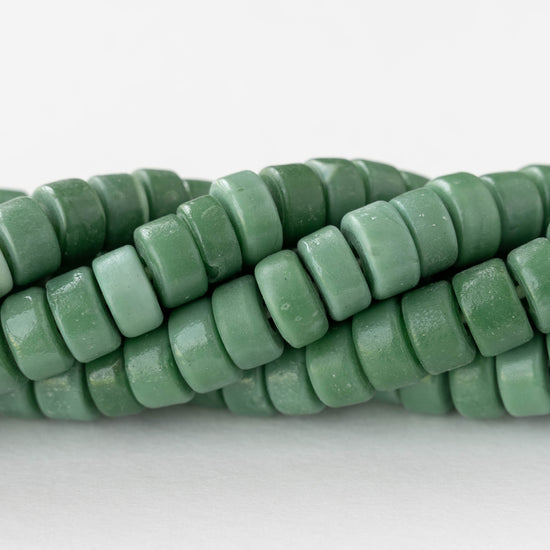 8mm Labang Beads - Sage Green - Whole or Half Strand