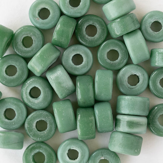 8mm Labang Beads - Sage Green - Whole or Half Strand
