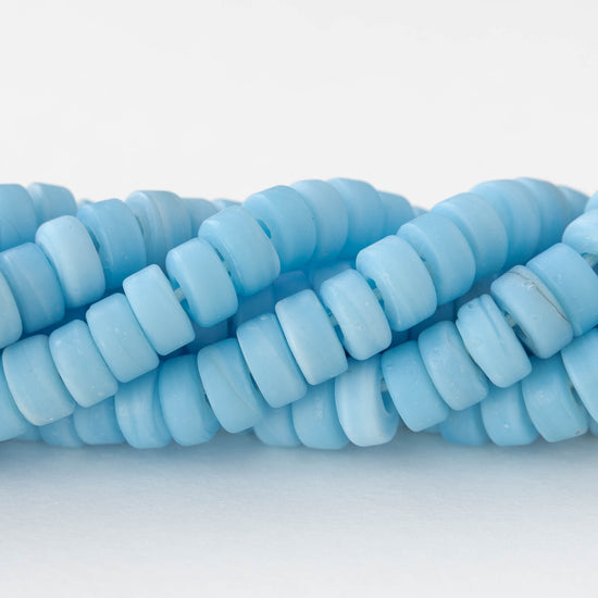 8mm Labang Beads - Sky Blue - Whole or Half Strand