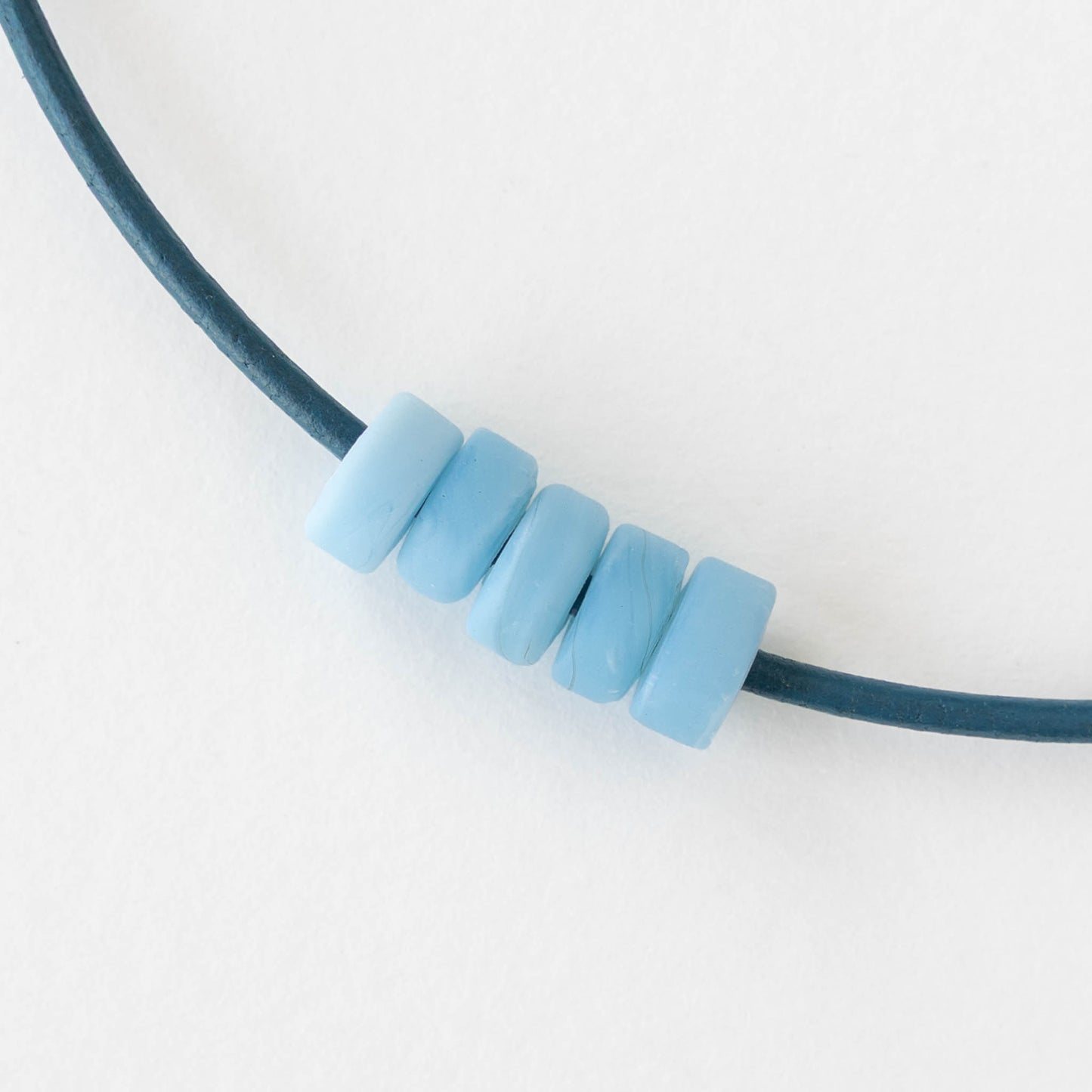 8mm Labang Beads - Sky Blue - Whole or Half Strand