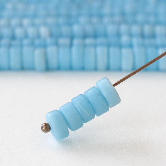 8mm Labang Beads - Sky Blue - Whole or Half Strand