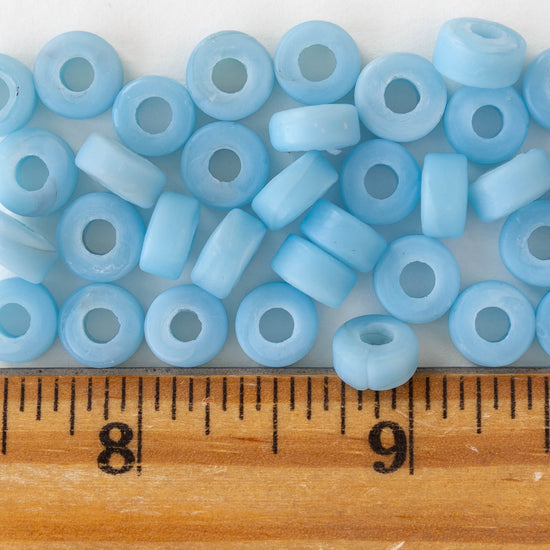 8mm Labang Beads - Sky Blue - Whole or Half Strand