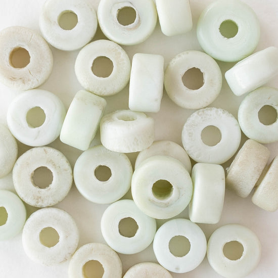 8mm Labang Beads - White - Whole or Half Strand