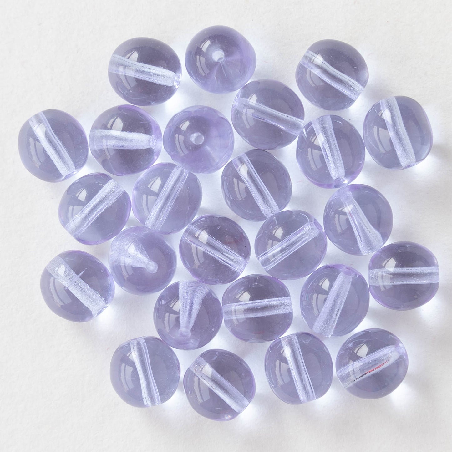 8mm Round Glass Beads - Alexandrite - 25 Beads