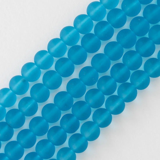 17mm Glazed Ceramic Tube Beads - Iridescent Light Blue - 8 or 24 –  funkyprettybeads
