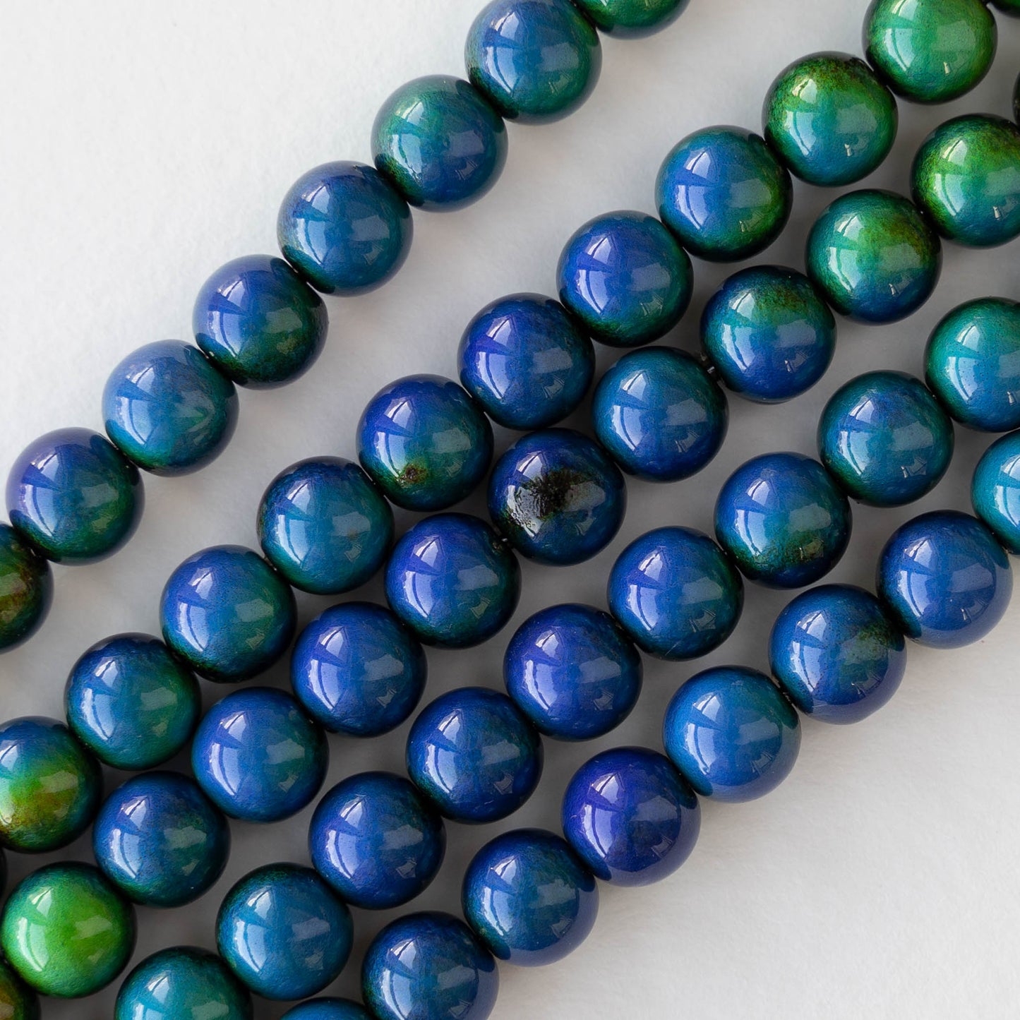 8mm Color Changing Round Mood Beads - 10 beads