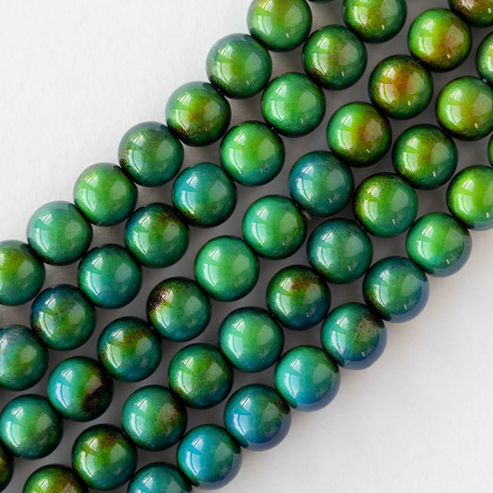 8mm Color Changing Round Mood Beads - 10 beads