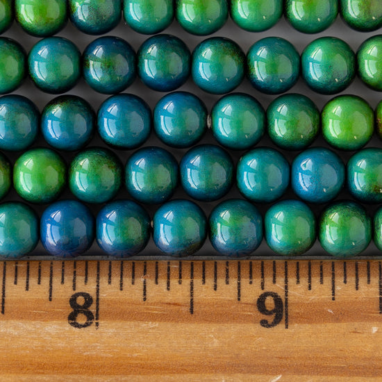 8mm Color Changing Round Mood Beads - 10 beads