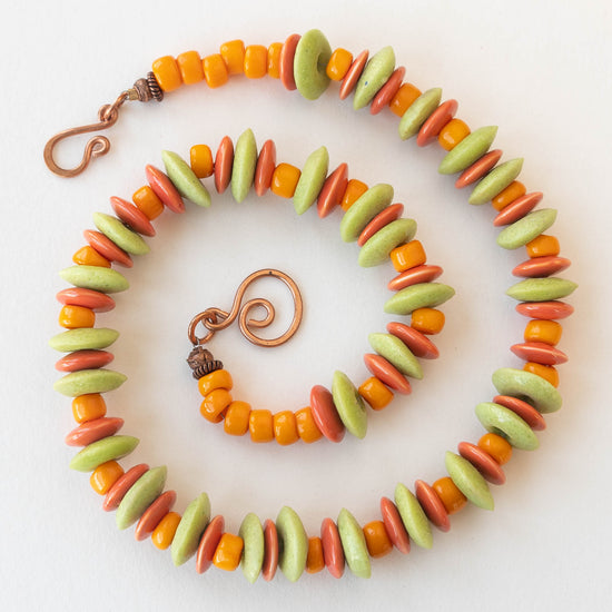 Summer Sunshine Beaded Necklace