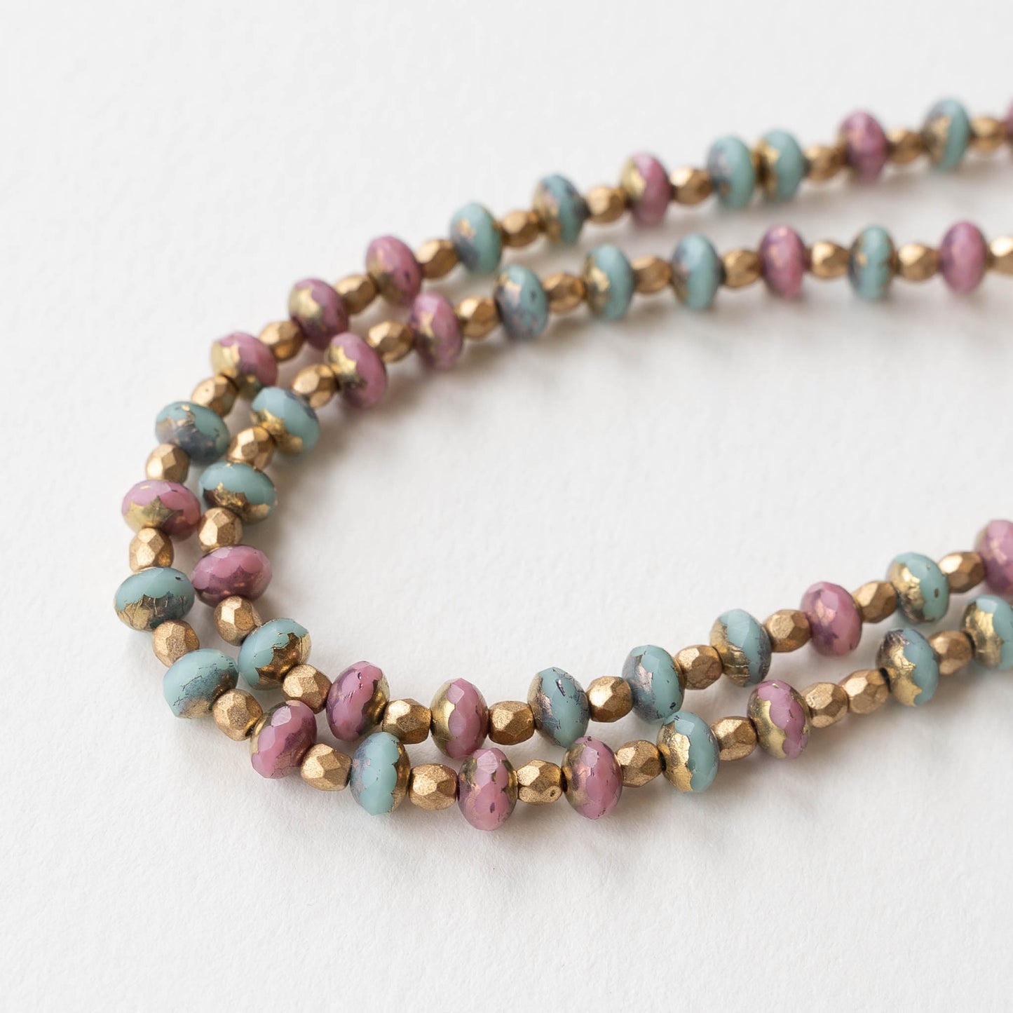 Rondelle Beaded Necklace