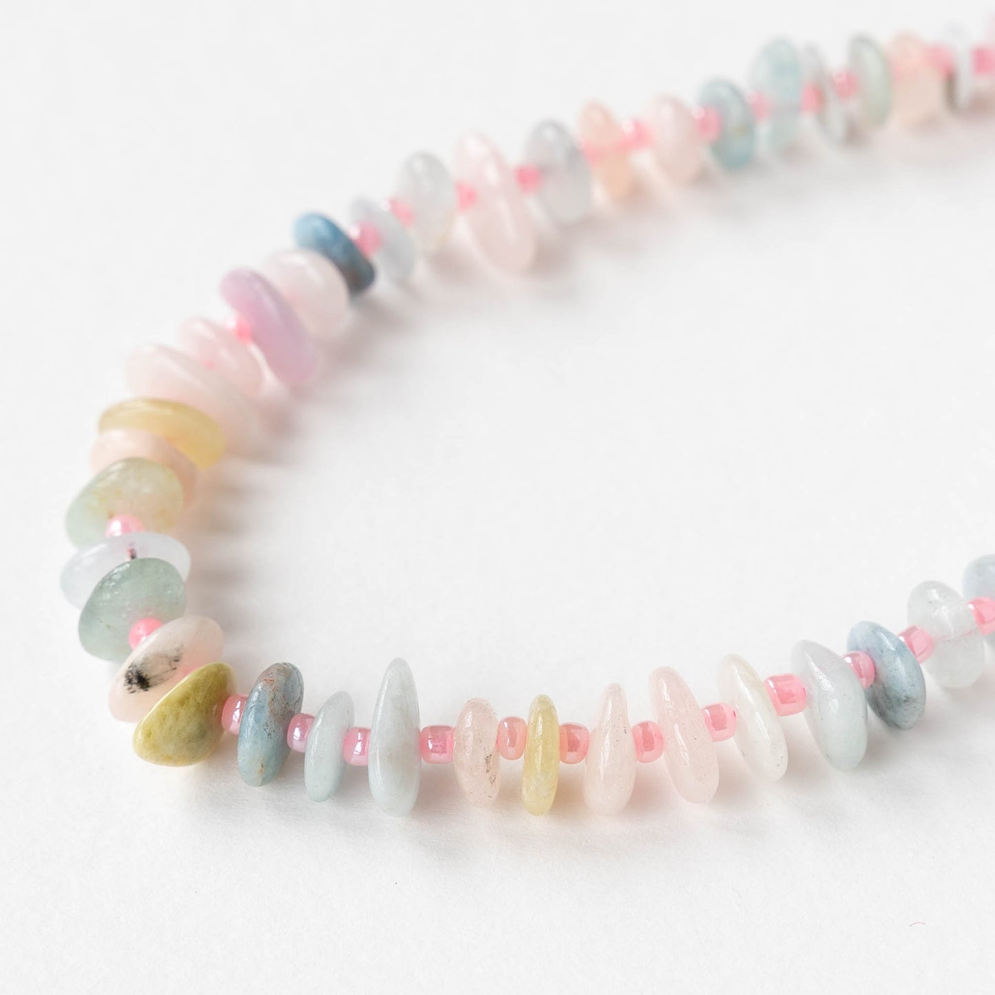 Agate Chip Beads - Pastel Mix - 15 inch strand ~ 75 Beads