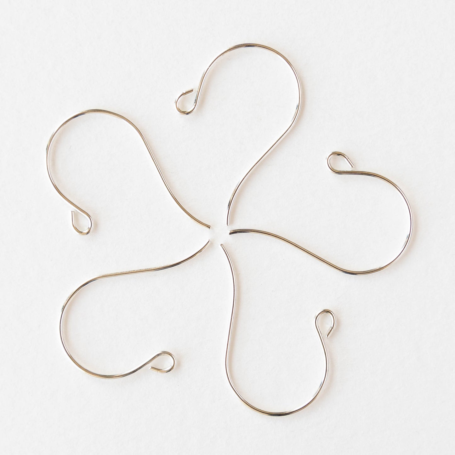 Fish Hook Ear Wires - Sterling Silver