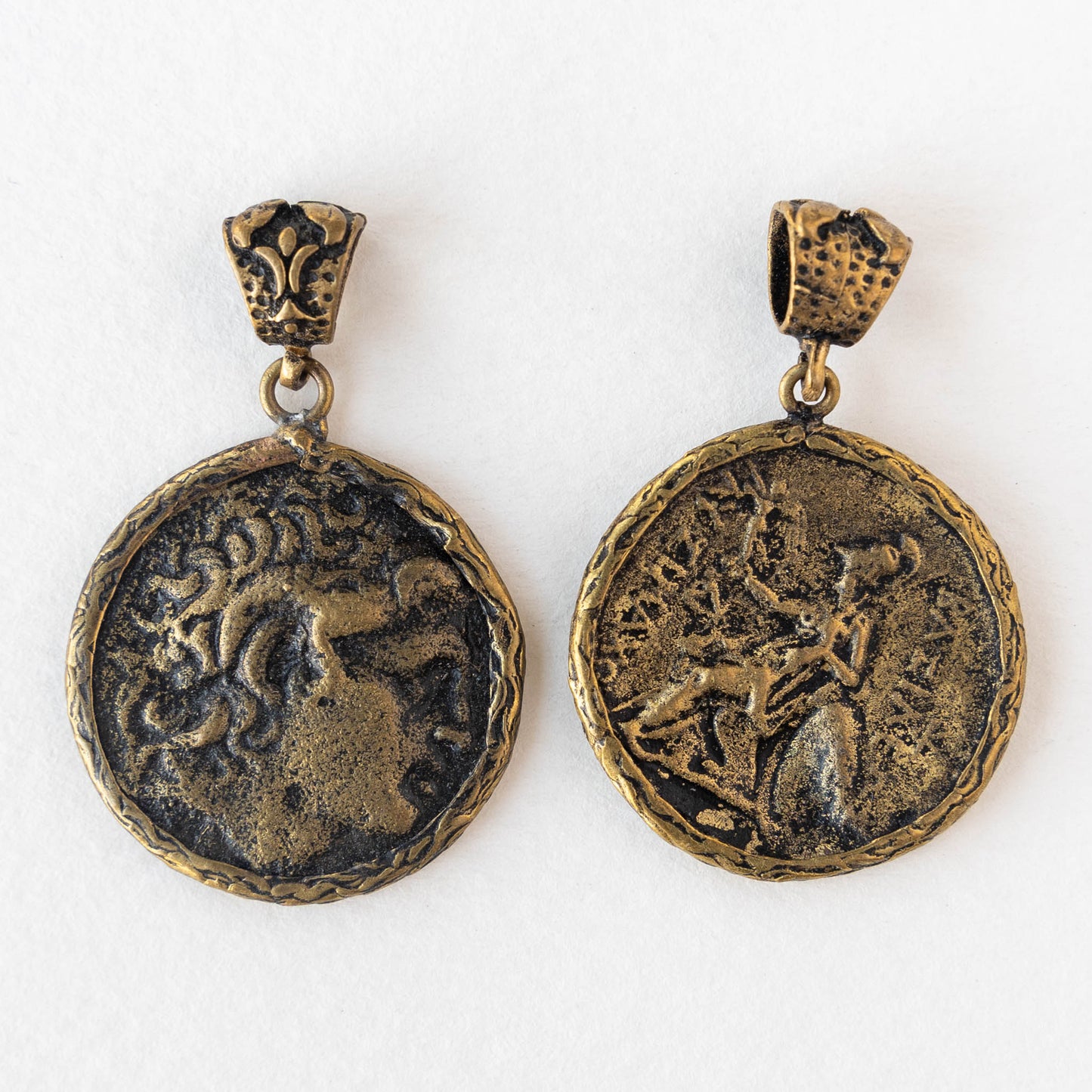 Alexander the Great Pendant with Bale - 1 piece