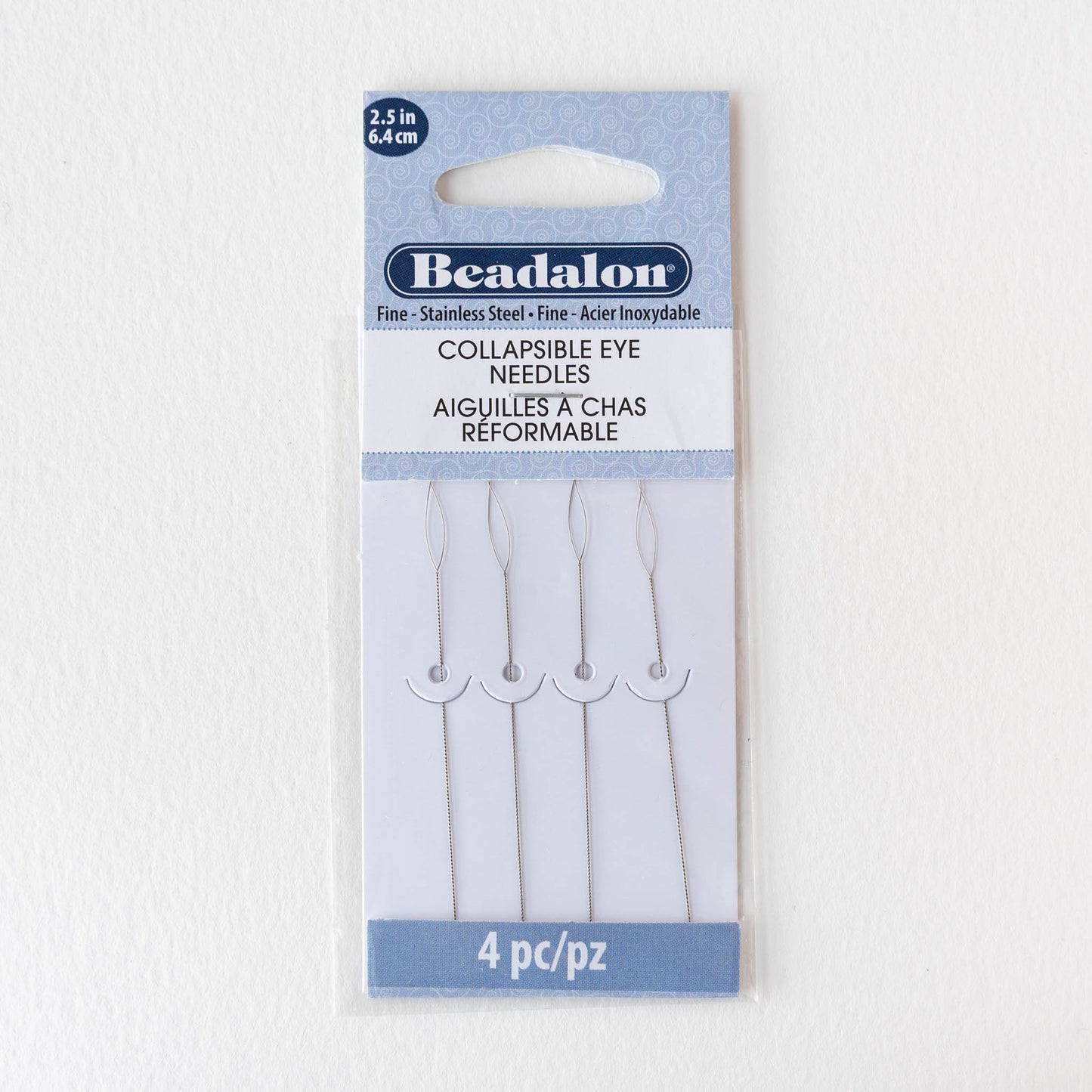 Collapsible Eye Needles - Fine - 4 needles