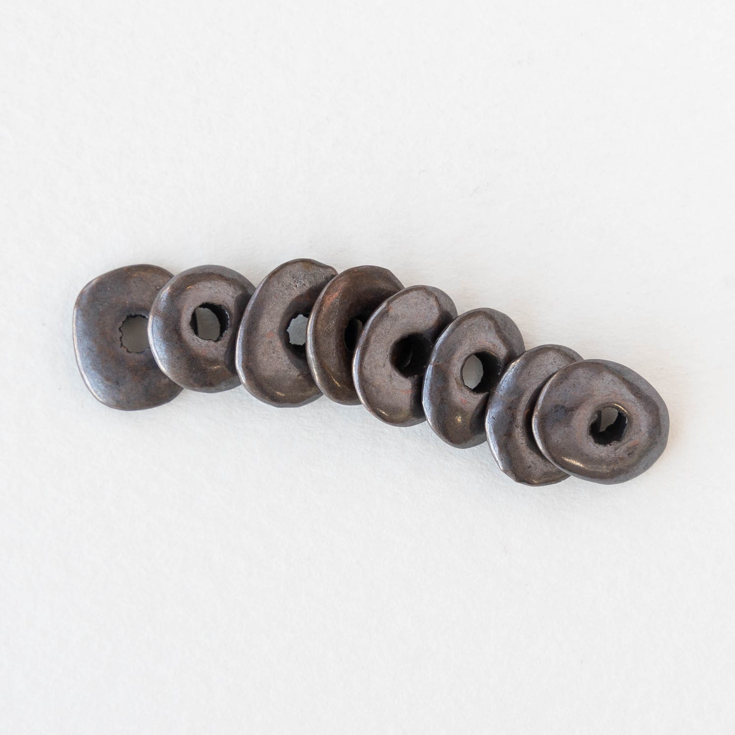 10x12mm Bronze Coated Ceramic Beads - 10 or 30