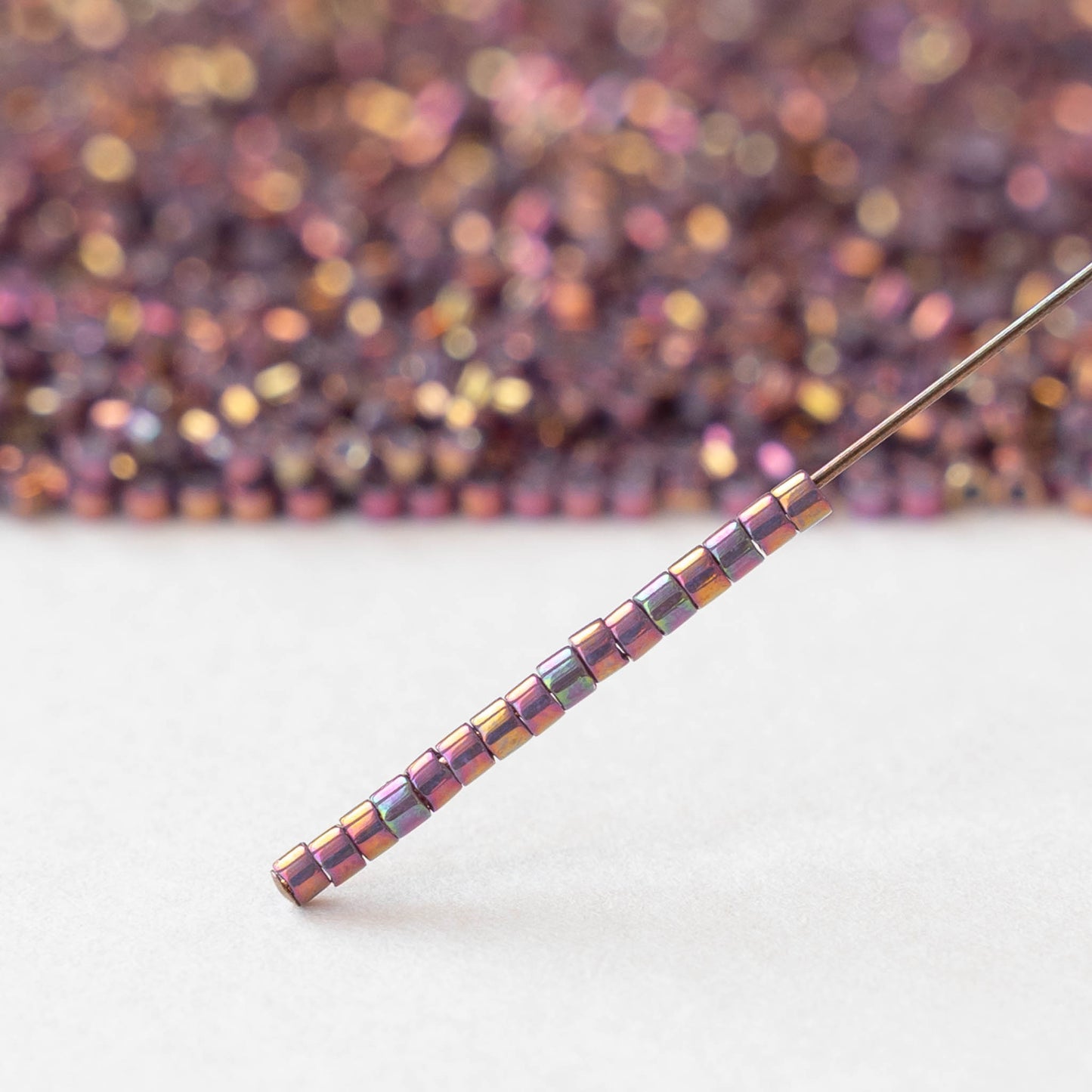11/0 Delica Seed Beads - Teaberry Luster - 5 grams