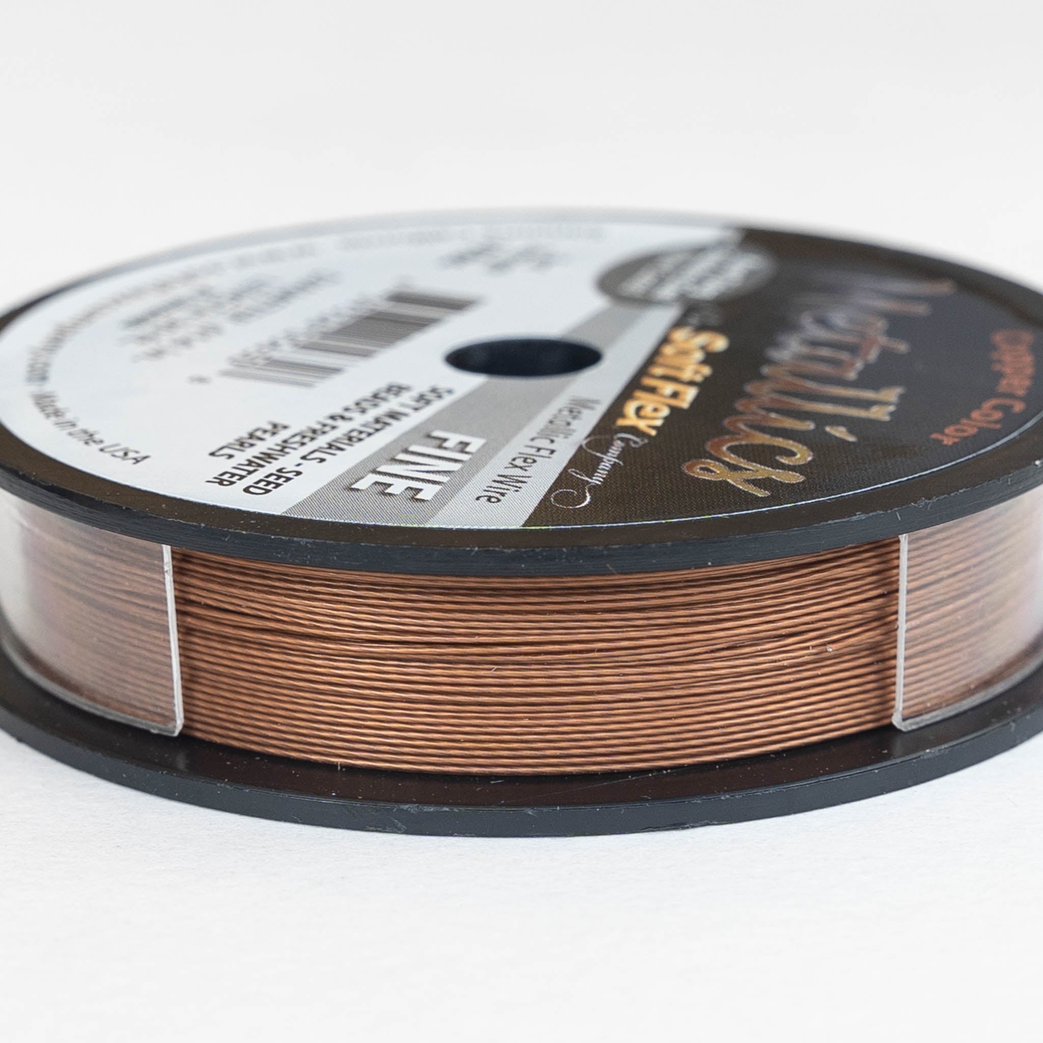 Beading Wire - .014 Fine - Antique Copper - 30 Feet – funkyprettybeads