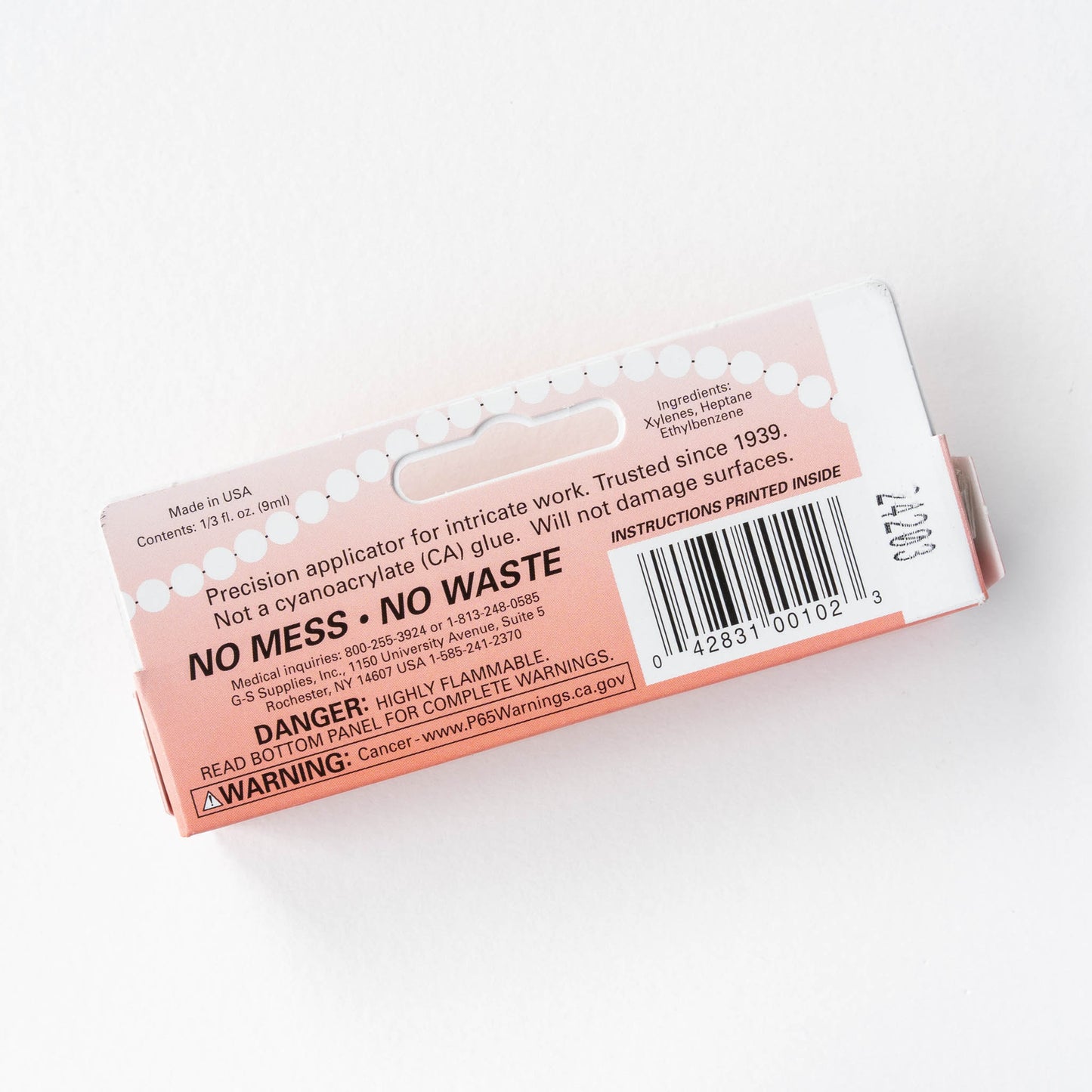 G-S Hypo Cement - Glue - 1 tube