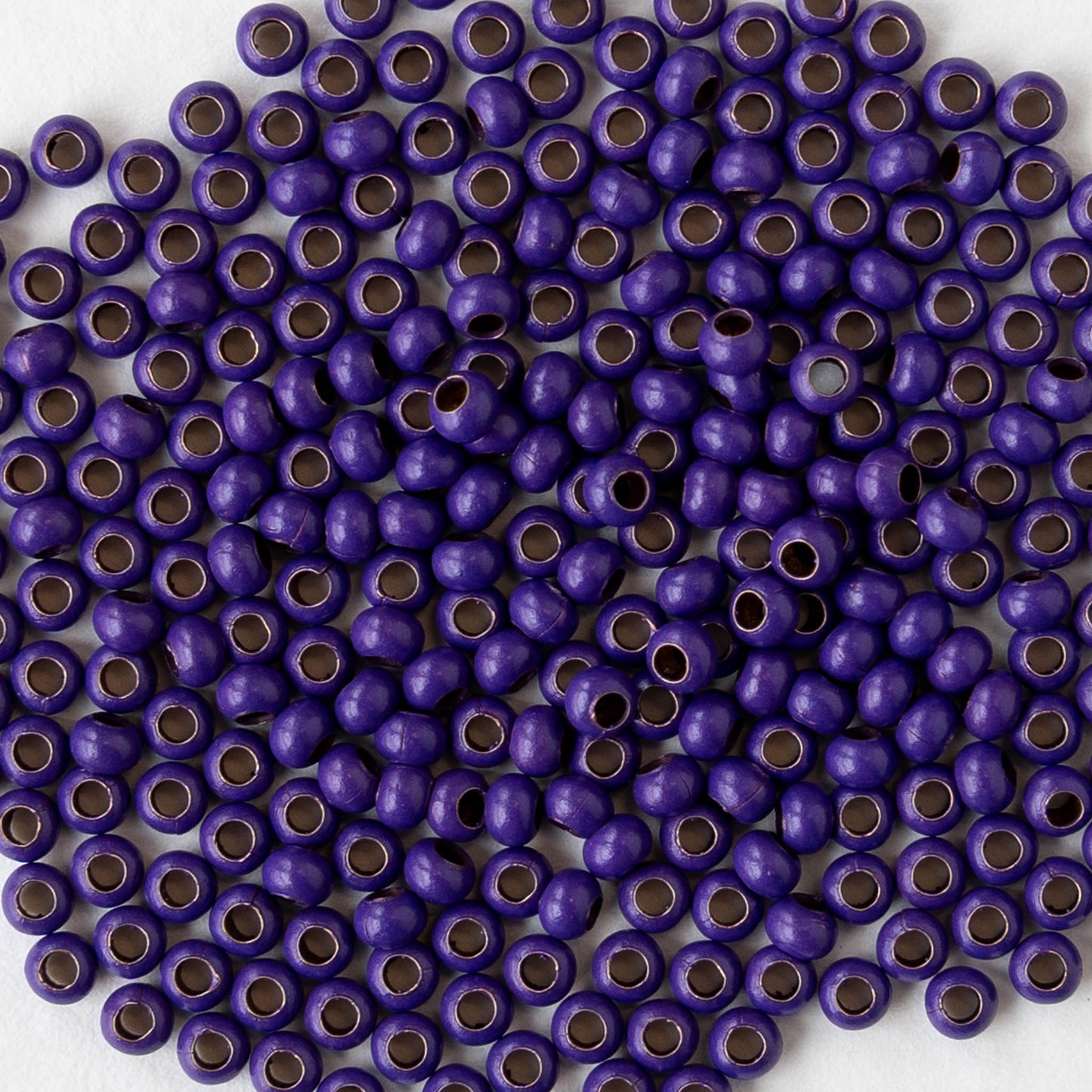 11/0 Metal Seed Beads - Purple ~200 beads